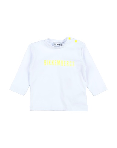 BIKKEMBERGS T-shirt White 95% Cotton, 5% Elastane