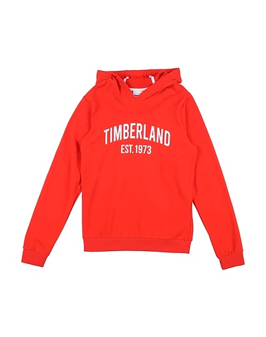 TIMBERLAND Sweatshirt Tomato red 78% Cotton, 22% Polyester, Elastane