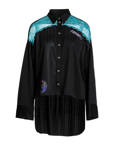 VERSACE JEANS COUTURE Lace shirts & blouses Black 100% Polyester