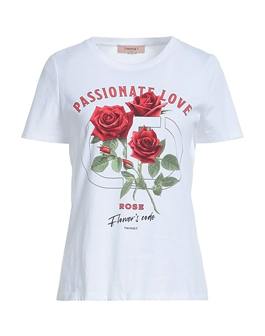TWINSET T-shirt White 100% Cotton
