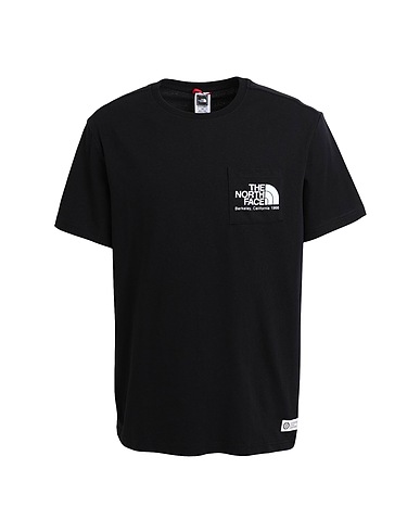 THE NORTH FACE T-shirt M SCRAP BKL CALI TEE TNF Black 100% Cotton