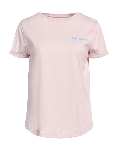REFRIGIWEAR Basic T-Shirt Light pink 50% Cotton, 50% Modal