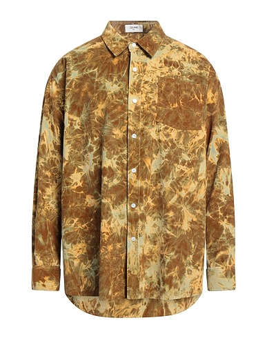 CELINE Shirts Khaki 100% Cotton