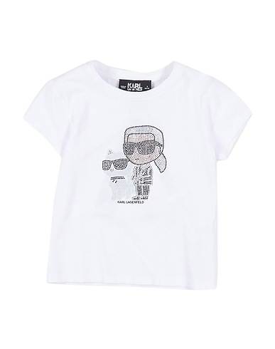 KARL LAGERFELD T-shirt White 72% Cotton, 22% Modal, 6% Elastane