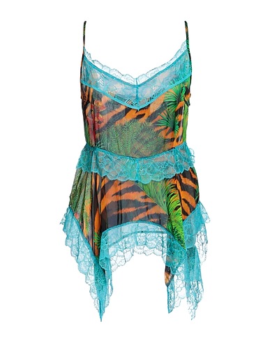 VERSACE JEANS COUTURE Caraco Turquoise 100% Viscose