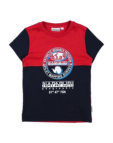 NAPAPIJRI T-shirt Red 100% Cotton