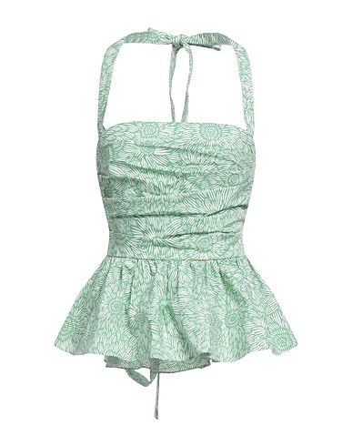 AMANDA UPRICHARD Top Green 100% Cotton