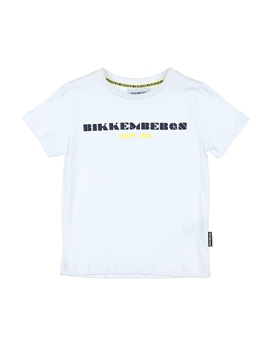 BIKKEMBERGS T-shirt Bianco 100% Cotone