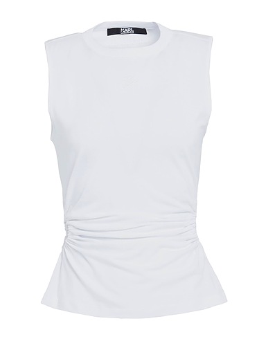 KARL LAGERFELD T-shirt White 100% Organic cotton