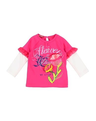 JOHN GALLIANO T-Shirt Fuchsia 96% Baumwolle, 4% Elastan