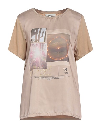 GARCIA T-shirt Sand 92% Viscose, 8% Elastane, Polyester