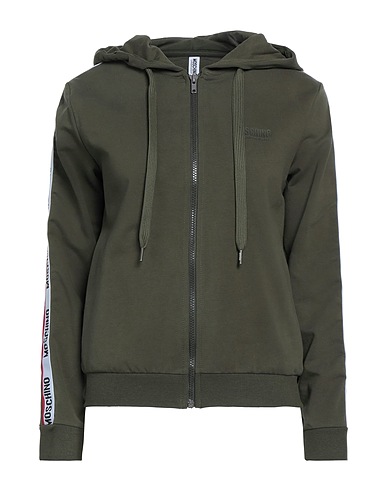 MOSCHINO Undershirt Military green 92% Cotton, 8% Elastane
