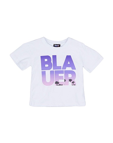 BLAUER. T-shirt White 100% Cotton