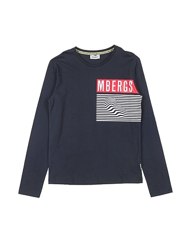 BIKKEMBERGS T-shirt Midnight blue 100% Cotton
