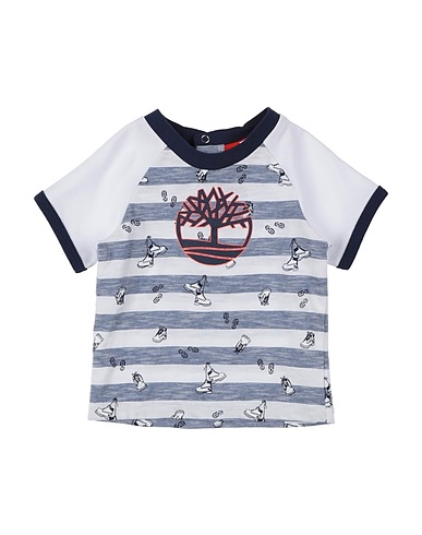 TIMBERLAND T-shirt Blu navy 100% Cotone