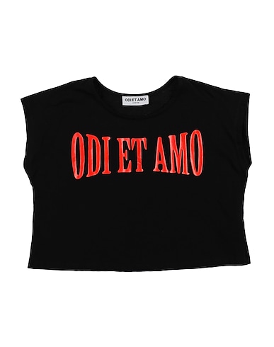 ODI ET AMO T-Shirt Schwarz 100% Baumwolle