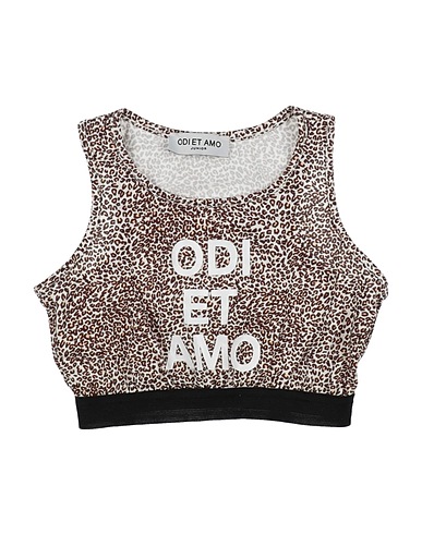 ODI ET AMO Top Beige 94% Cotton, 6% Elastane