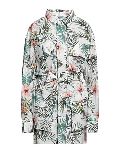 FAITH CONNEXION Full-length jacket White 100% Cotton