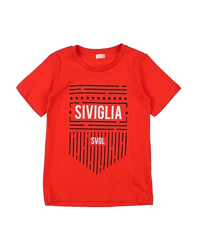 SIVIGLIA WHITE T-shirt Arancione 100% Cotone