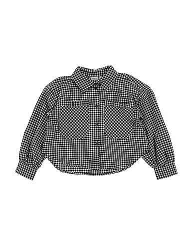 NAME IT® Patterned shirts & blouses Black 97% Polyester, 3% Elastane