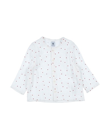 PETIT BATEAU Hemd mit Muster Weiß 100% Baumwolle