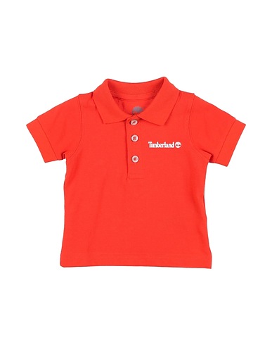TIMBERLAND Polo shirt Tomato red 100% Cotton