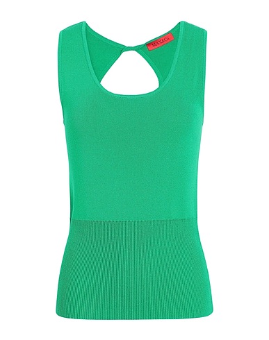 MAX&Co. Top Green 52% Cotton, 48% Viscose