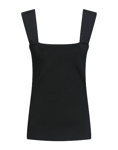 EUDON CHOI Top Black 63% Rayon, 37% Nylon