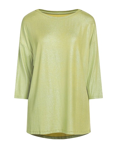 MAJESTIC FILATURES T-shirt Light green 94% Viscose, 6% Elastane