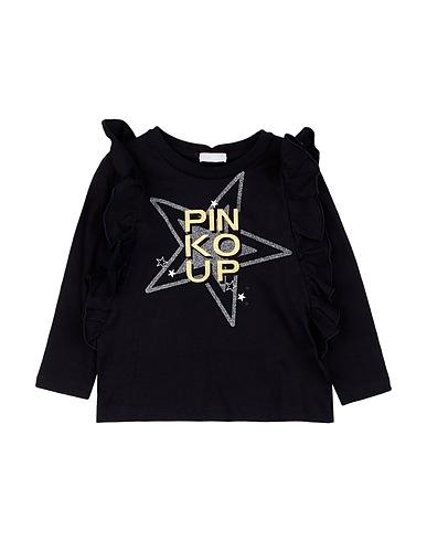 PINKO UP T-shirt Black 100% Cotton