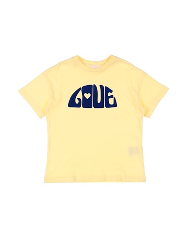 SIMPLE KIDS T-shirt Yellow 100% Cotton