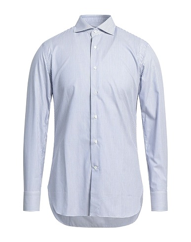 MANTOVANI Camicia fantasia Bianco 100% Cotone