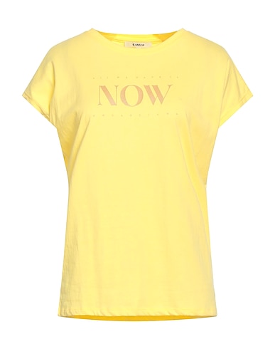 GARCIA T-shirt Yellow 100% Cotton