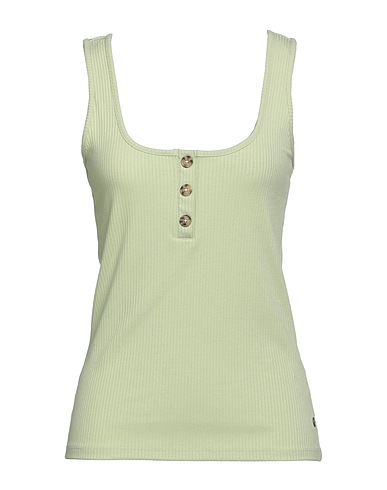 GARCIA Vest Sage green 65% Polyester, 25% Viscose, 10% Elastane