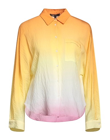 MAJE Patterned shirts & blouses Yellow 83% Viscose, 17% Polyamide
