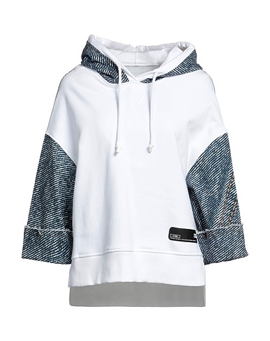 VERSACE JEANS COUTURE Sweatshirt White 97% Cotton, 3% Elastane