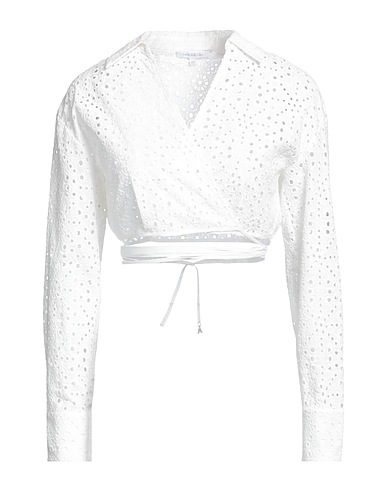 PATRIZIA PEPE Top White 100% Cotton