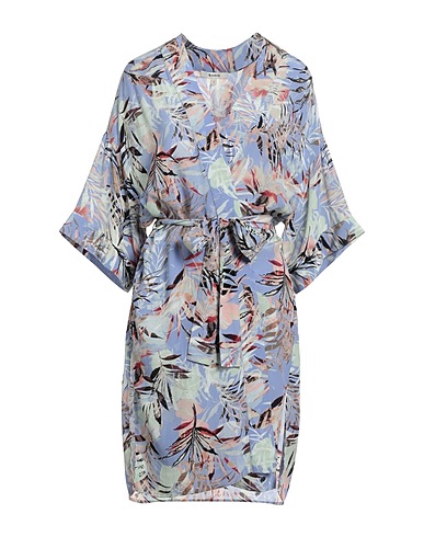 GARCIA Full-length jacket Light blue 100% Viscose