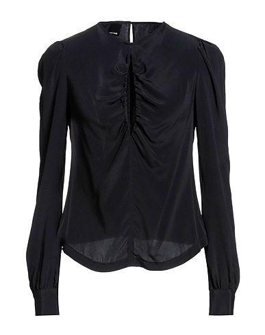 PINKO Top Black 70% Acetate, 30% Silk