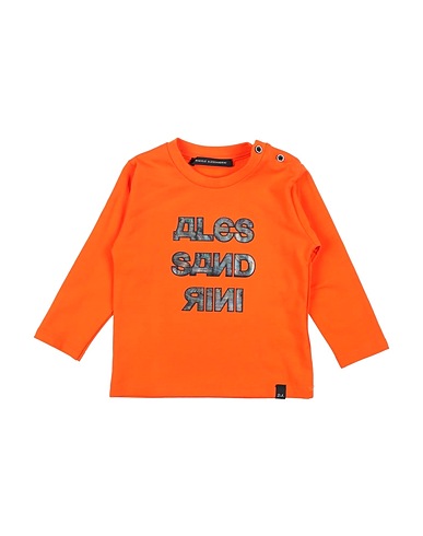 DANIELE ALESSANDRINI T-Shirt Orange 95% Baumwolle, 5% Elastan