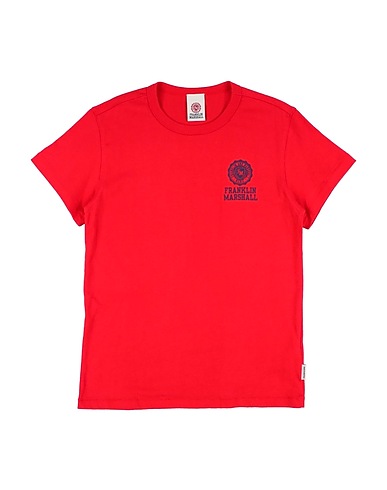 FRANKLIN & MARSHALL T-shirt Rosso 100% Cotone