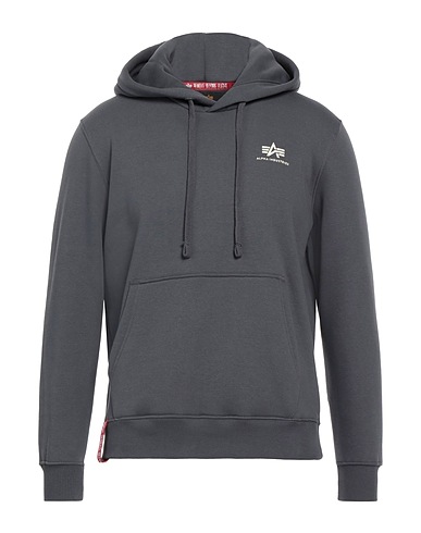 ALPHA INDUSTRIES Hooded sweatshirt Lead 80% Cotton, 20% Polyester