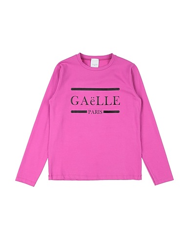 GAëLLE Paris T-shirt Magenta 93% Cotton, 7% Elastane
