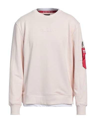 ALPHA INDUSTRIES Felpa Off white 80% Cotone, 20% Poliestere