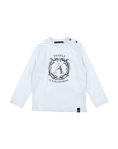 DANIELE ALESSANDRINI T-shirt Blanc 90% Coton, 10% Élasthanne