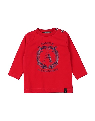 DANIELE ALESSANDRINI T-shirt Rouge 90% Coton, 10% Élasthanne