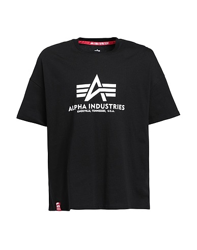 ALPHA INDUSTRIES T-shirt Black 100% Cotton