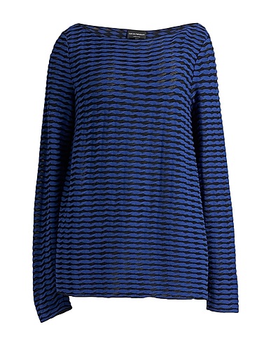 EMPORIO ARMANI Top Blue 83% Viscose, 17% Polyester