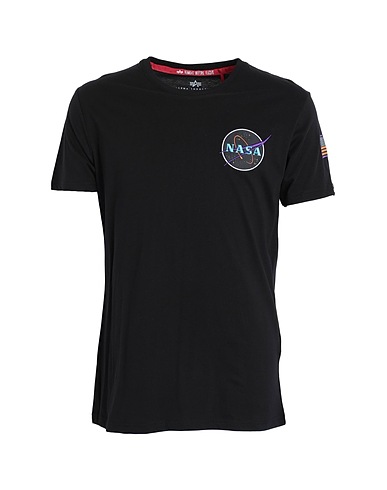 ALPHA INDUSTRIES T-shirt Black 100% Cotton