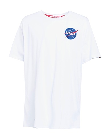 ALPHA INDUSTRIES T-shirt White 100% Cotton